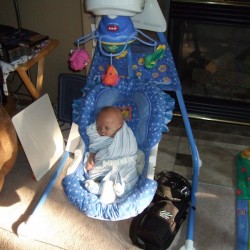 Dexter at home!!! Oxygen and all, but he was home!